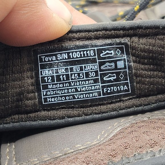Teva Forebay Mens 12 Brown Fisherman Sport Hiking Sandals ShocPad 1001116 main image 11